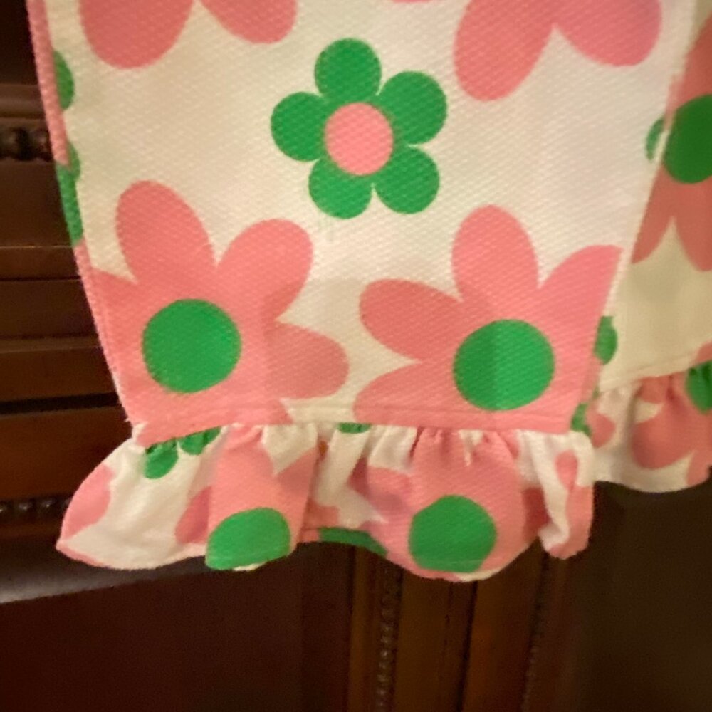 Kelly's Kids 2 pc set - Pink Halter Top w/ Flower Capri Pants - Size M (7/8) - Picture 6 of 10